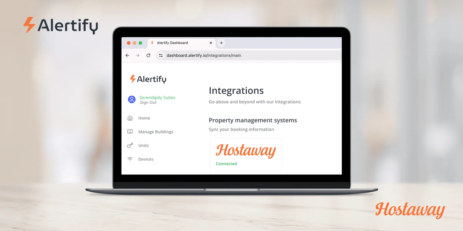 Alertify Hostaway連携