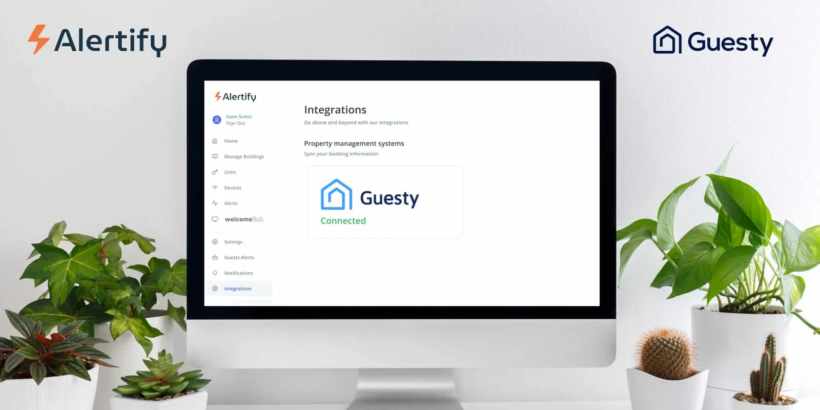 Guesty Alertify連携