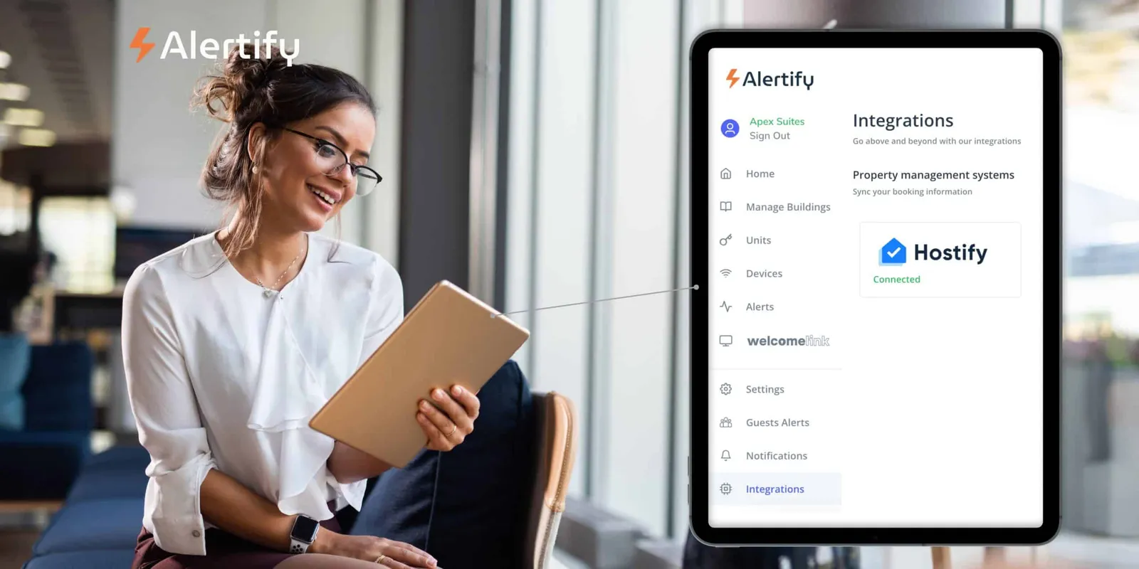 Alertify×Hostifyのシームレスな連携